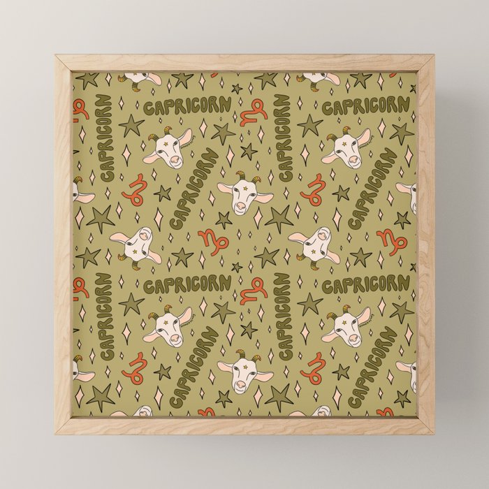 Capricorn Print Mini Art Print Gallery Image 1