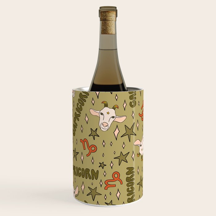 Capricorn Print Wine Chiller Gallery Image 1