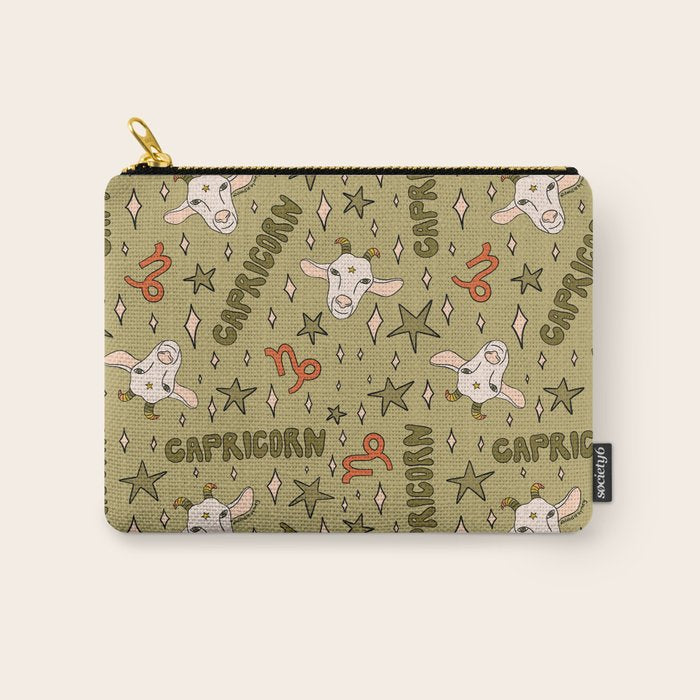Capricorn Print Carry All Pouch Gallery Image 1