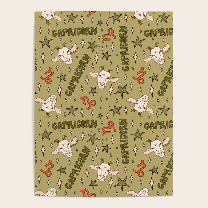 Capricorn Print Poster Gallery Image 4