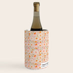 Faded Floral  - pink / citrus Wine Chiller Gallery Image 3