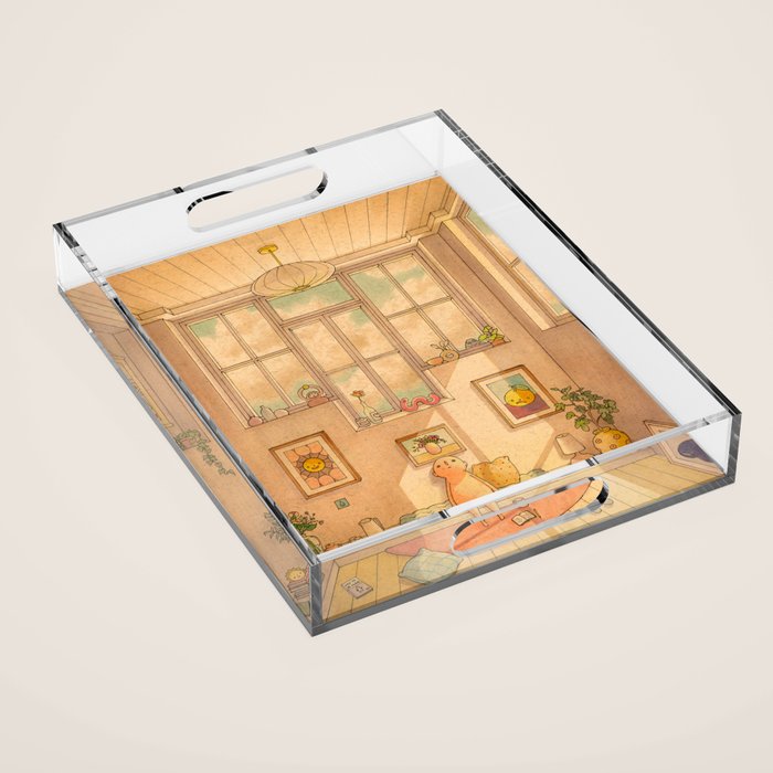 Happy Place Acrylic Tray Gallery Image 1