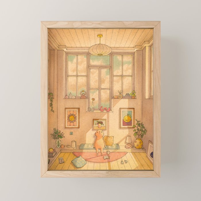 Happy Place Mini Art Print Gallery Image 1