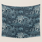 Wild West - Blue Wall Tapestry Gallery Image 4