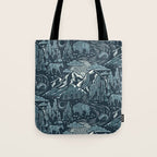 Wild West - Blue Tote Bag Gallery Image 1