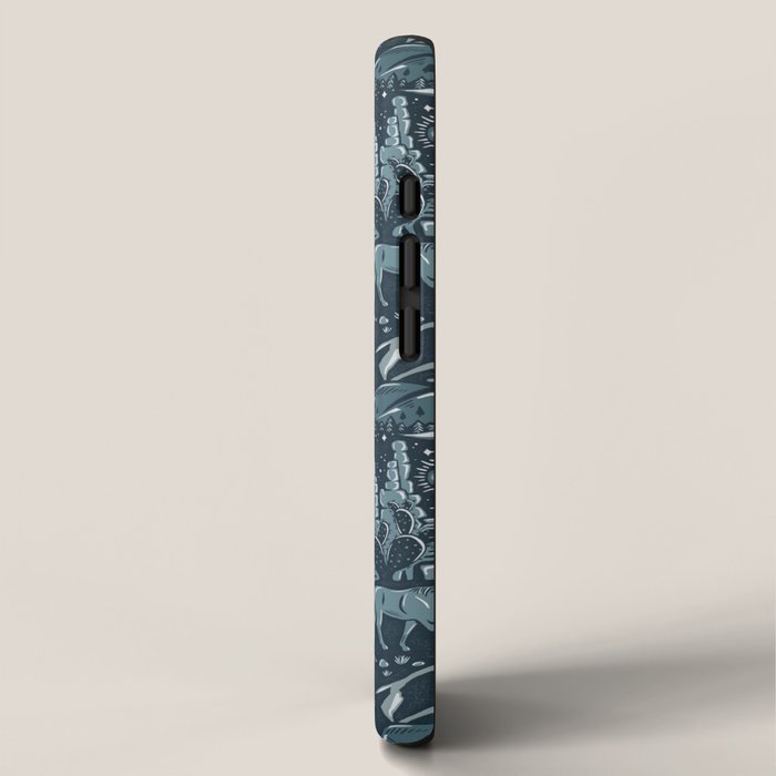 Wild West - Blue iPhone Case Gallery Image 2