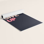 Never give up - pink Yoga Mat Gallery Image 2
