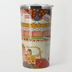 Vibhasa-Ragini Antique Indian Miniature Painted Illustration Travel Mug Gallery Image 1