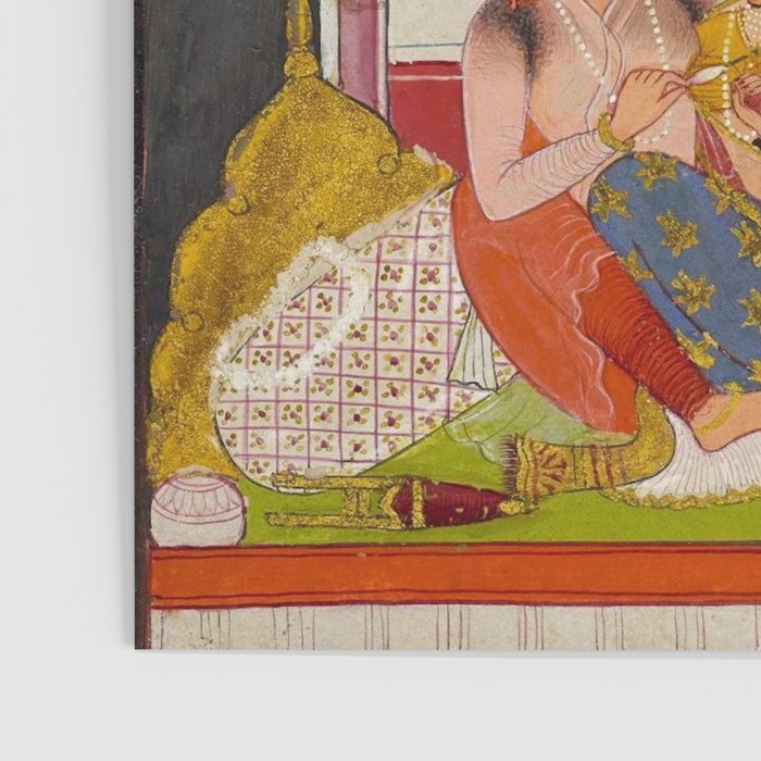 Vibhasa-Ragini Antique Indian Miniature Painted Illustration Poster Gallery Image 3