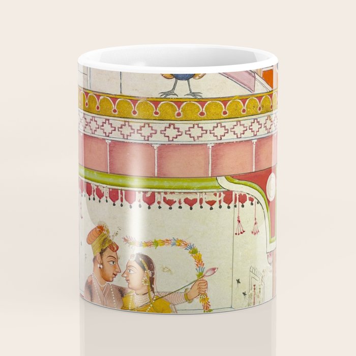 Vibhasa-Ragini Antique Indian Miniature Painted Illustration Coffee Mug Gallery Image 4