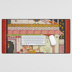 Vibhasa-Ragini Antique Indian Miniature Painted Illustration Desk Mat Gallery Image 1