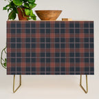 autumn road tartan Credenza Gallery Image 1