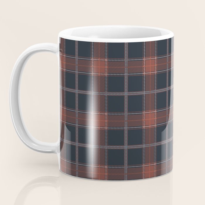 autumn road tartan Coffee Mug Gallery Image 3