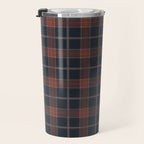 autumn road tartan Travel Mug Gallery Image 3