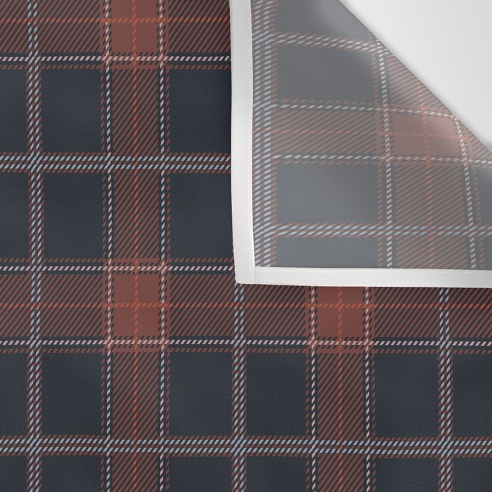 autumn road tartan Wall Tapestry Gallery Image 3