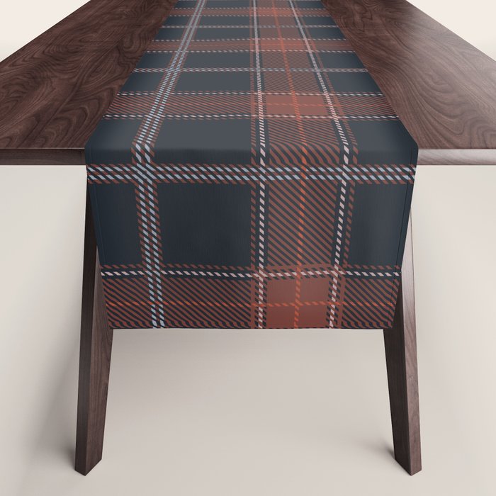 autumn road tartan Table Runner Gallery Image 1