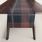 autumn road tartan Table Runner Gallery Image 1
