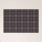 autumn road tartan Welcome Mat Gallery Image 1
