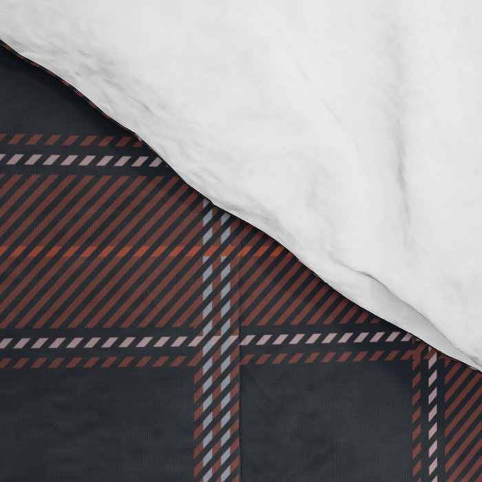 autumn road tartan Comforter Gallery Image 4