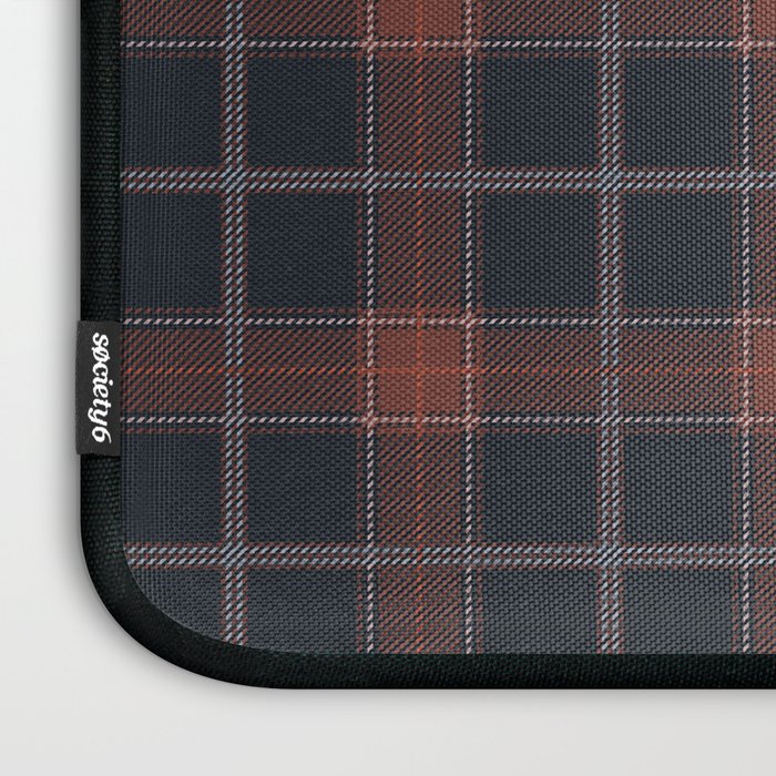 autumn road tartan Laptop Sleeve Gallery Image 3