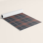 autumn road tartan Yoga Mat Gallery Image 2