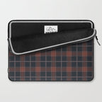 autumn road tartan Laptop Sleeve Gallery Image 2