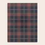 autumn road tartan Notebook Gallery Image 4