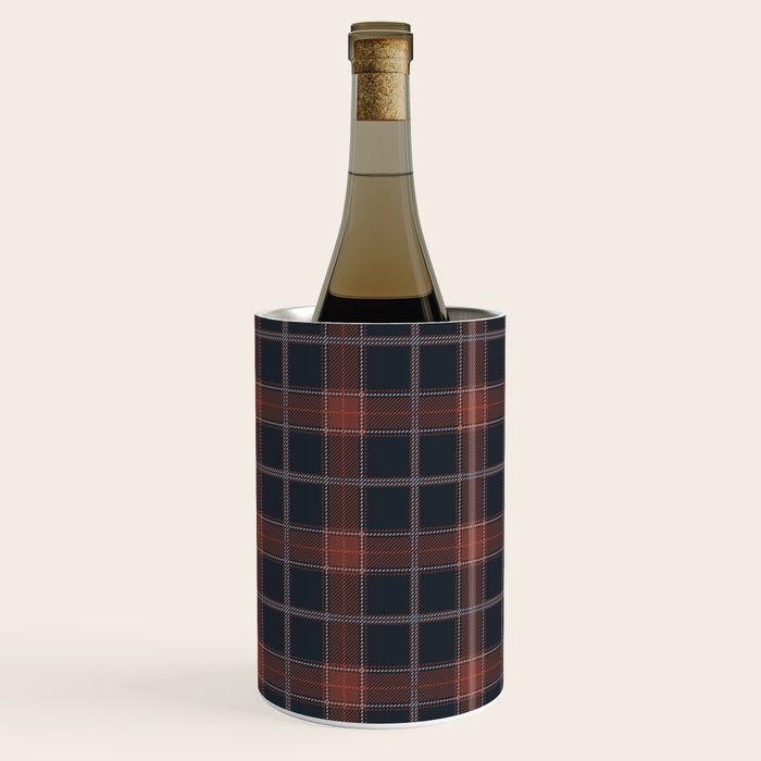 autumn road tartan Wine Chiller Gallery Image 3