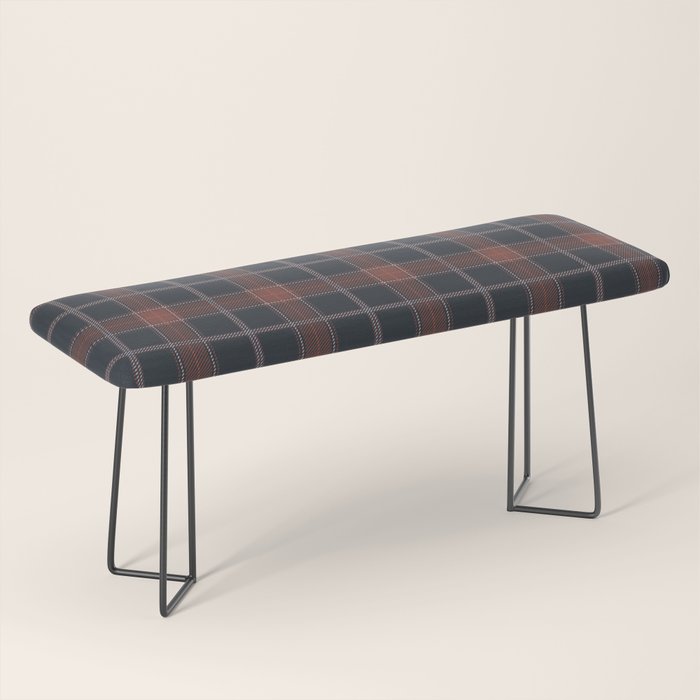 autumn road tartan Bench Gallery Image 1