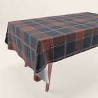 autumn road tartan Tablecloth Gallery Image 1