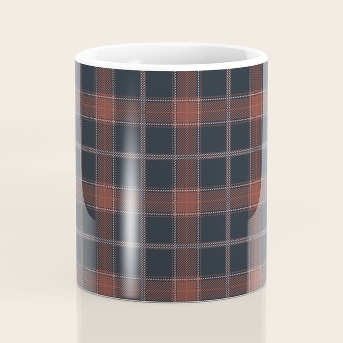 autumn road tartan Coffee Mug Gallery Image 4