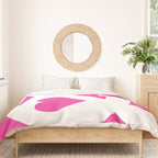 Peace and Love (pink edition) Duvet Cover Gallery Image 3