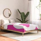 Peace and Love (pink edition) Comforter Gallery Image 2