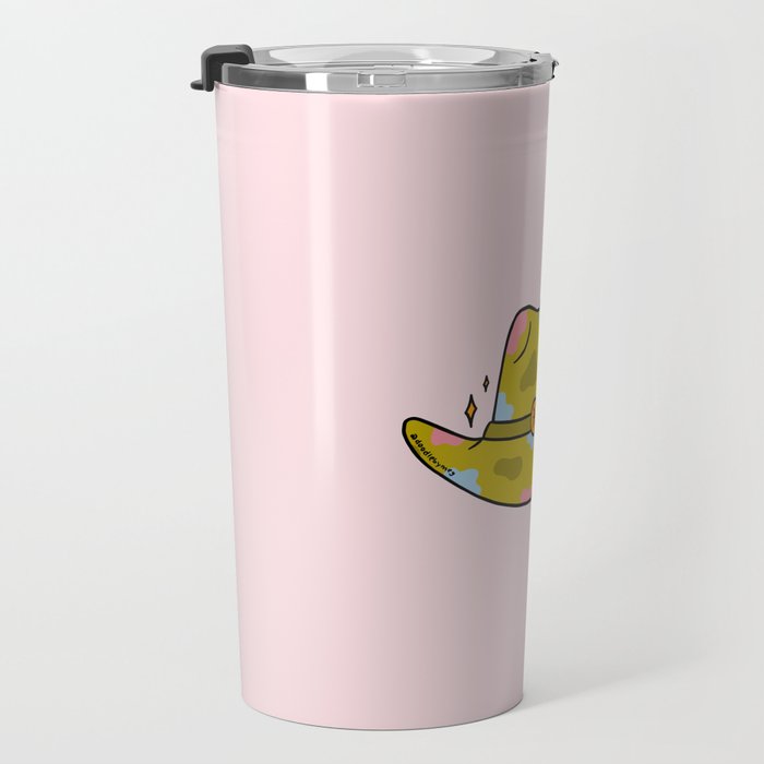 Pisces Cowboy Hat Travel Mug Gallery Image 3