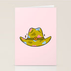 Pisces Cowboy Hat Stationery Card Gallery Image 2