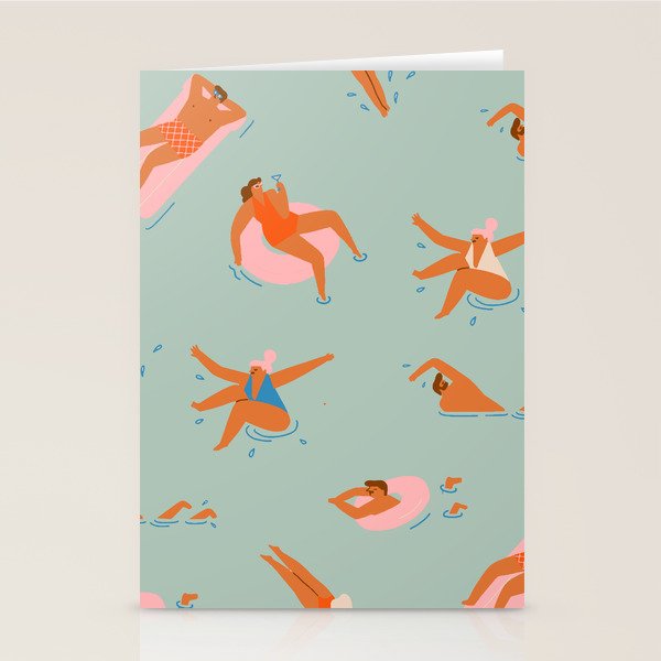 Pool Stationery Card Gallery Image 2