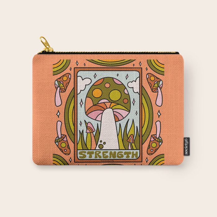 8. Strength Mushroom Carry All Pouch Gallery Image 1