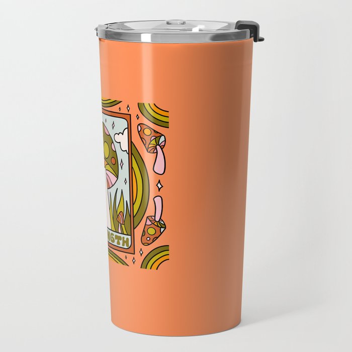 8. Strength Mushroom Travel Mug Gallery Image 2