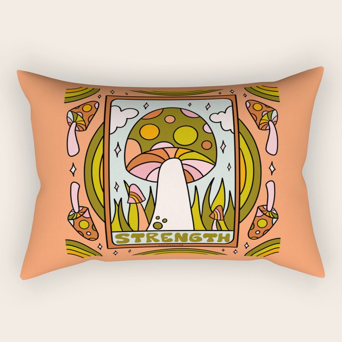 8. Strength Mushroom Rectangular Pillow Gallery Image 2