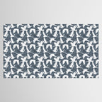 Soaring Wings - Steel Blue Grey Tablecloth Gallery Image 2
