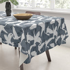 Soaring Wings - Steel Blue Grey Tablecloth Gallery Image 3