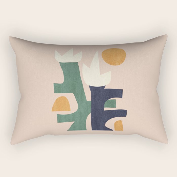 Curious garden Rectangular Pillow Gallery Image 2