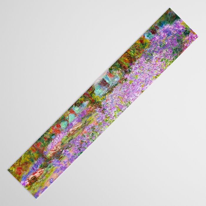Claude Monet Irises In Monet's Garden At Giverny Table Runner Gallery Image 3