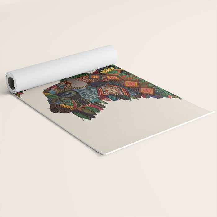 bison bone beige Yoga Mat Gallery Image 2