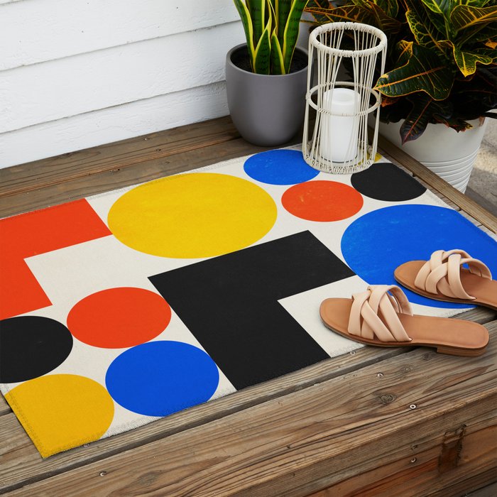 Balance 03: Bauhaus Mid-Century Edition Outdoor Rug Gallery Image 2
