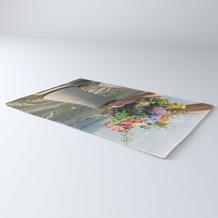 Flower Plant Rug Gallery Image 3