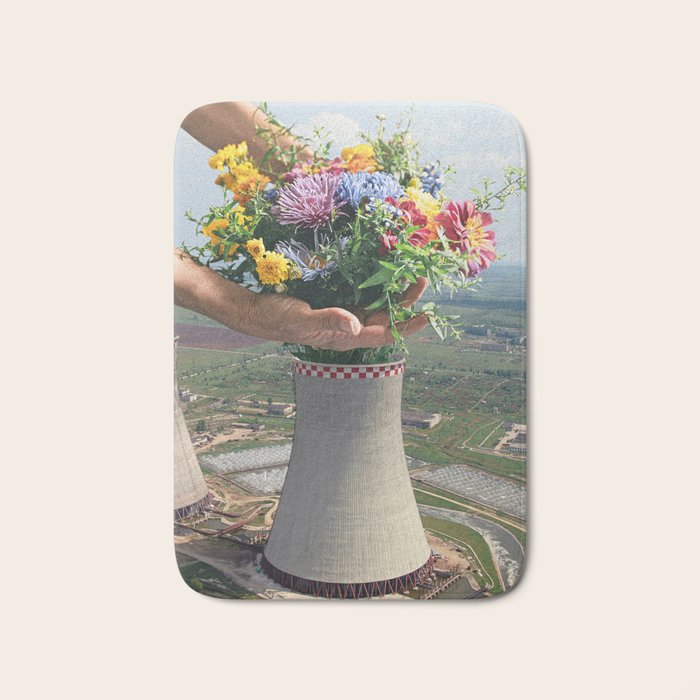 Flower Plant Bath Mat Gallery Image 1