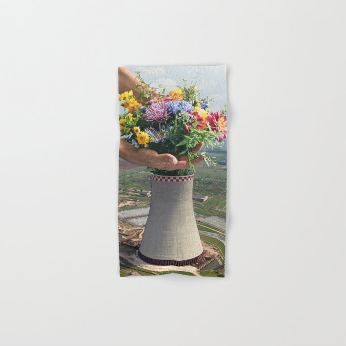 Flower Plant Bath Towel Gallery Image 1
