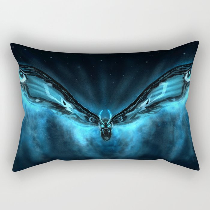 Queen of Monster - Mothra Rectangular Pillow Gallery Image 2