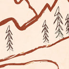 Mountain Minimal Coffee Mug Gallery Image 2
